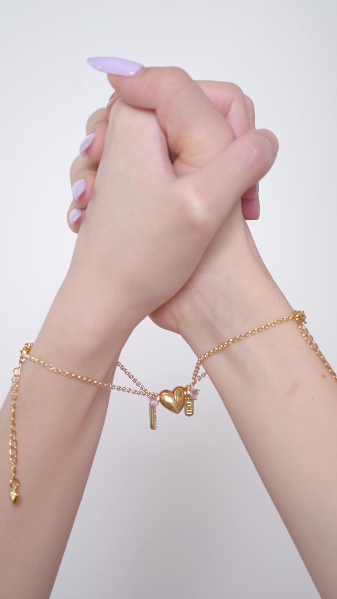 Starvis Heart Shaped Magnet Bracelet for Couples for Women and men(PACK OF  1 PAIR)